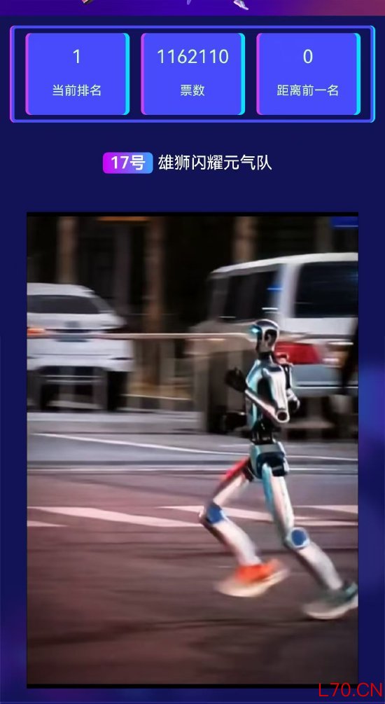 北京亦庄机器人半马“最佳步态”评选出炉，荣耀“元气仔”夺得第一
